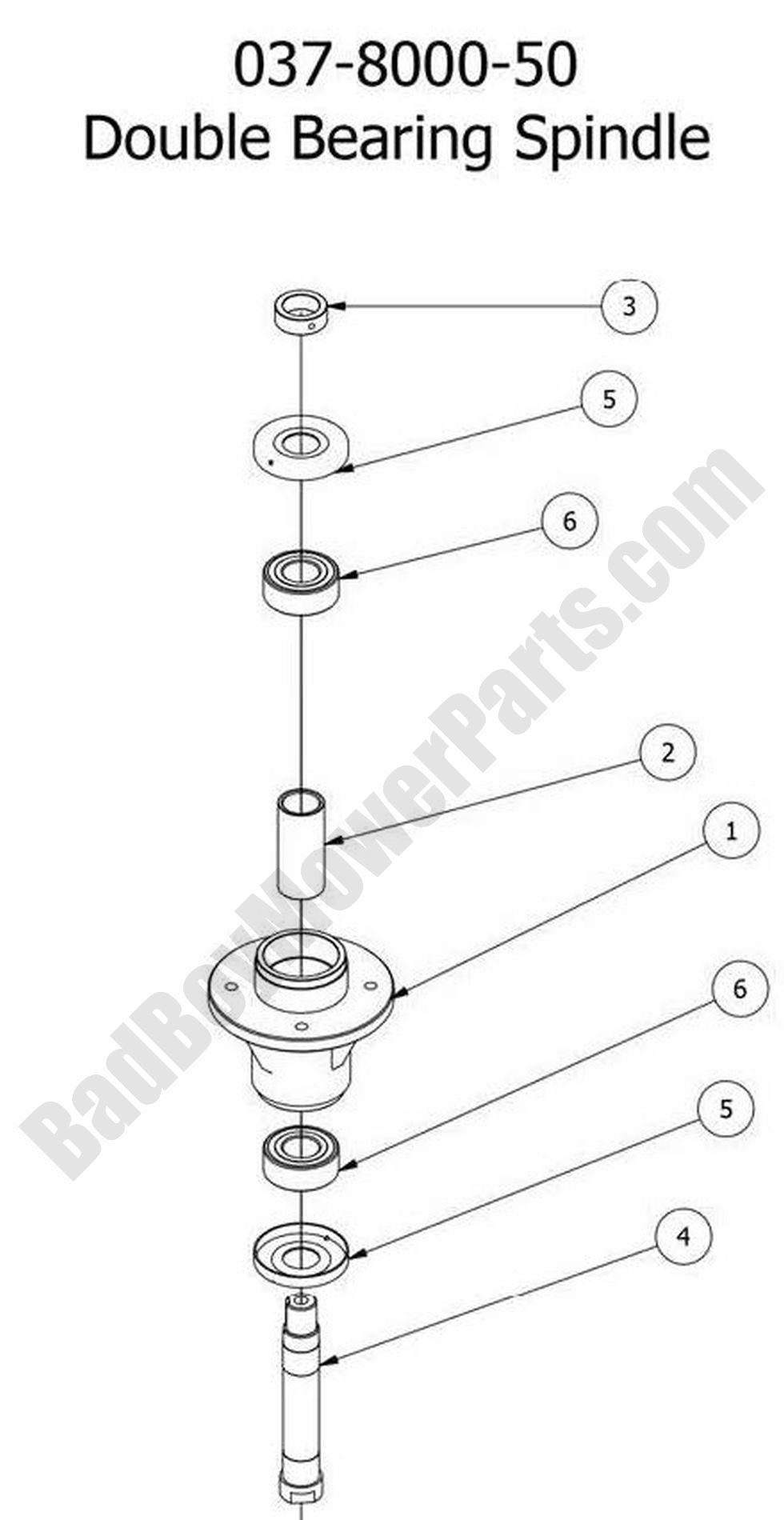 2014 Outlaw XP Spindle Assembly